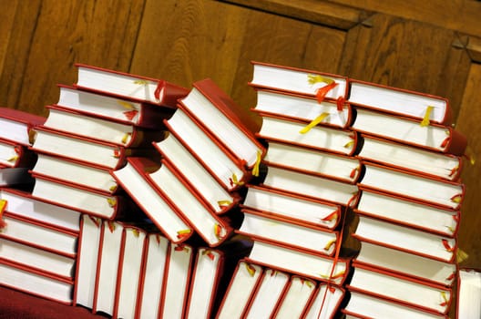 Hymnals and prayer books - stack