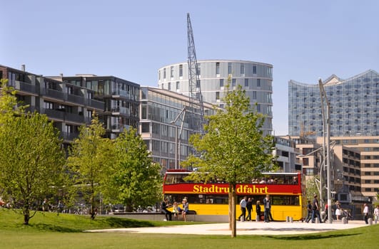 City tour in Hamburg