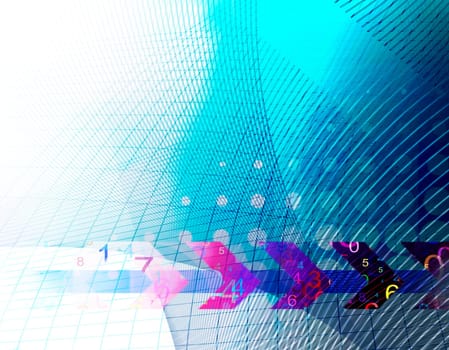 Abstract Background Line Grid