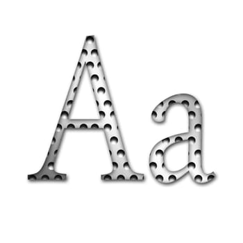 Metal Letter A