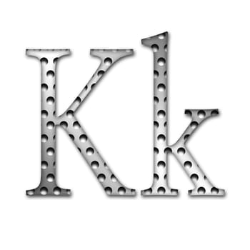 Metal Letter K
