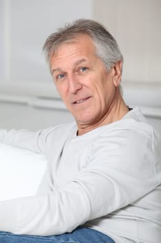 Portrait of smiling senior man