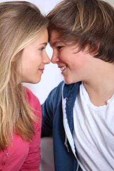 Portrait of brother and sister