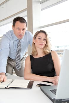 Business team in the office
