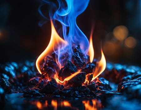 Magic Flame. High quality illustration