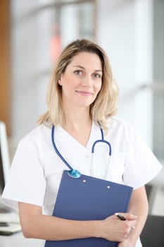 Portrait of beautiful smiling nurse