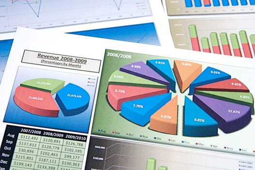 Business strategy organizational charts and graphs