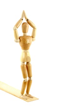 A isolated Diving Manikin