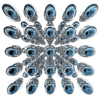 Abstract eye illustration depicting that paranoid feeling