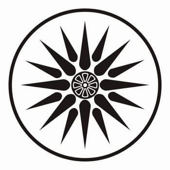 Vector symbol of king Philipos of Macedonia