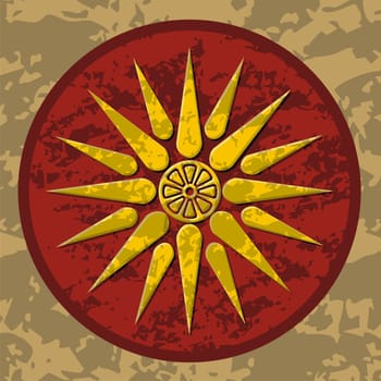 Vector symbol of king Philipos of Macedonia.