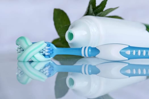 Toothbrush and toothpaste
