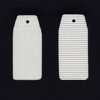 Tag label isolated over a white background