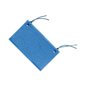 Price tag or address label with string