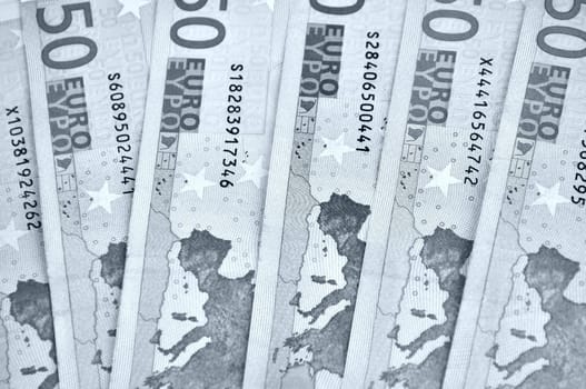 Euro banknote (currency of the European Union)