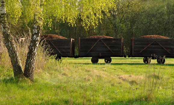 Peat wagons
