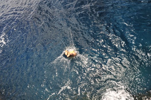 jump into the water