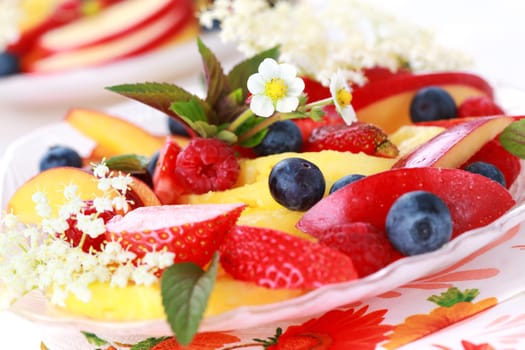 Variation of fresh fruits as dessert