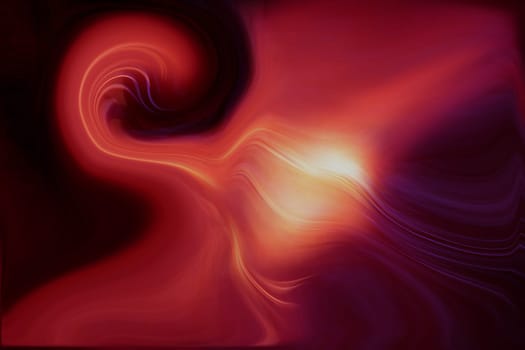 abstract fire bird (or Dragon) flying on dark background