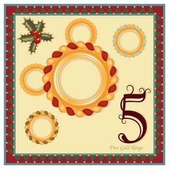 The 12 Days of Christmas - 5th Day - Five Gold Rings
