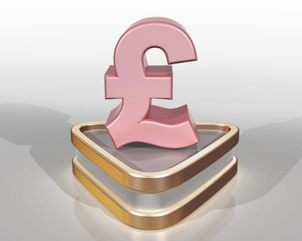 Illustration of the pink pound representing the purchasing power of the green consumer
