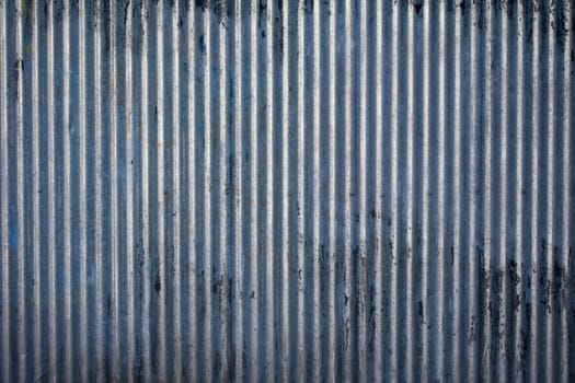 Weathered galvanized and corrugated sheet steel texture