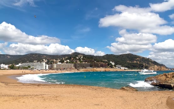 Tower Tossa de Mar, Spain, resorts typical Catalan