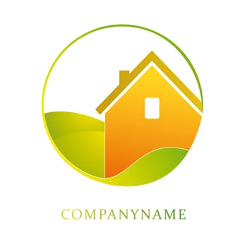 Illustration for housing business, construction, ecologicy