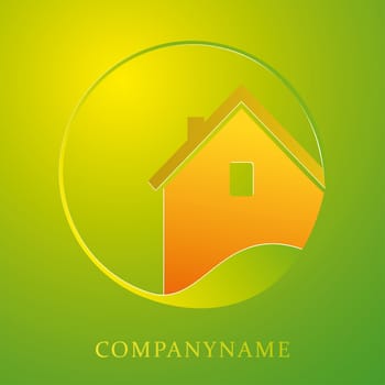 Illustration for housing business, construction, ecologicy