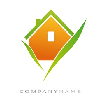 Logotype for housing, with new energies