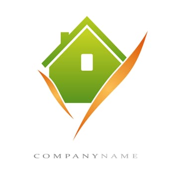 Logotype for housing, with new energies
