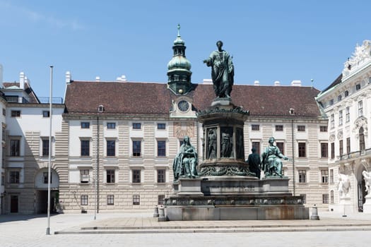 Inner Burghof,Hofburg between Heldenplatz and Michaelerplatz