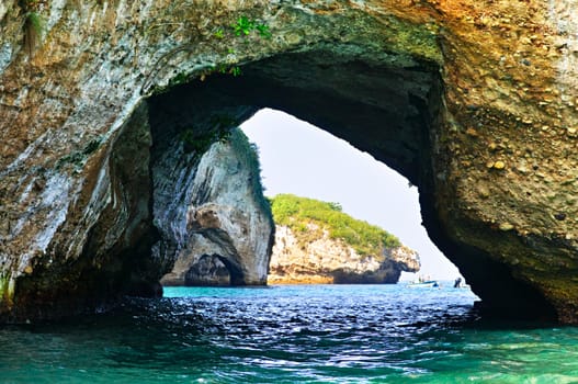 Los Arcos National Marine Park in Mexico near Puerto Vallarta