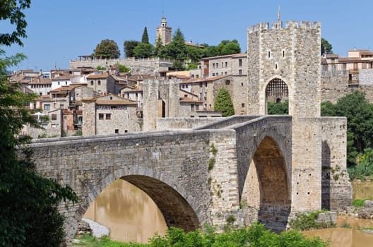 Besalú Spain, a Catalan village, seems to have stopped the clock in the middle ages.