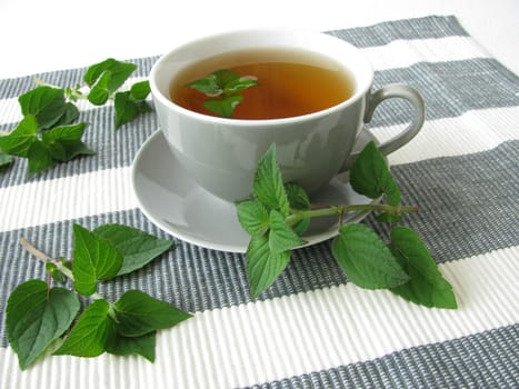 Tea with honeydew melon sage