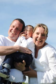 Happy Laughing Family