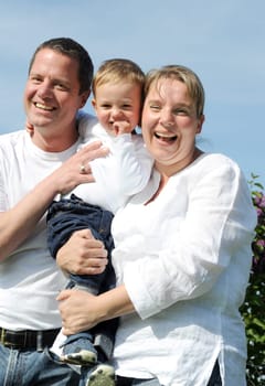 Happy Laughing Family