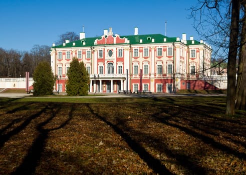 The Kadriorg Palace was built by Tsar Peter the Great in the 18th Century