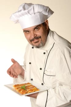 cook with lasagna