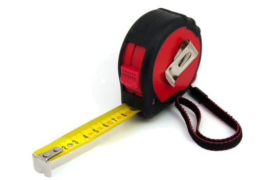 measuring tape on a white background