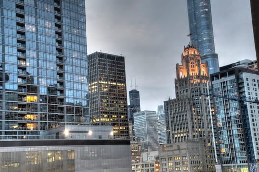 HDR of Chicago Architecture