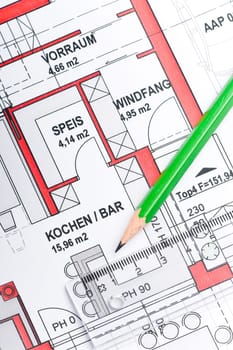 Design and plan for a house to live in
