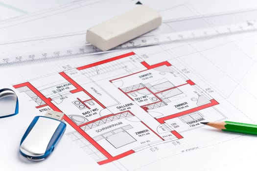 Design and plan for a house to live in