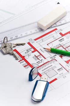 Design and plan for a house to live in