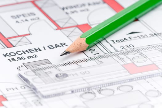 Design and plan for a house to live in
