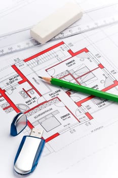 Design and plan for a house to live in