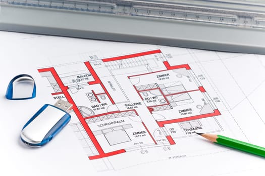 Design and plan for a house to live in