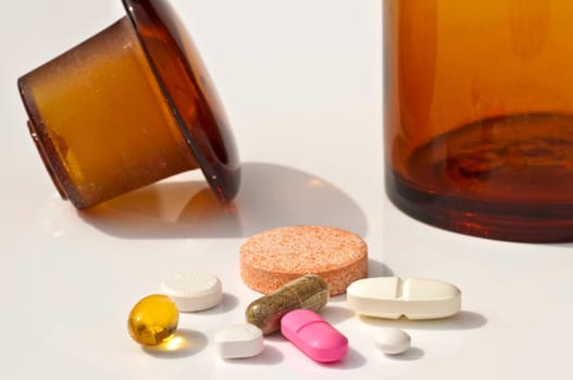 Pills,tablets and capsules