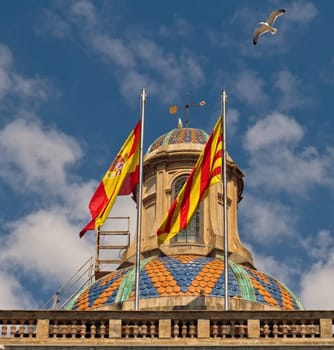 The Palau de la Generalitat is the seu of the Presidency of the Generalitat de Catalunya
