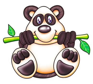 a digitally illustrated cute cartoons